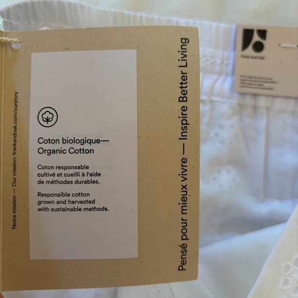 FRANK & OAK White Eyelet Shorts - Picture 7 of 9